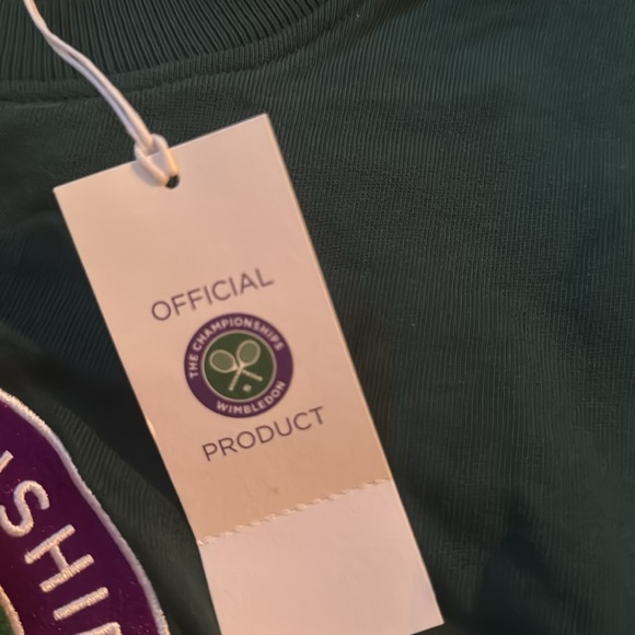 Wimbledon men’s logo sweatshirt size medium NWT - Picture 2 of 3